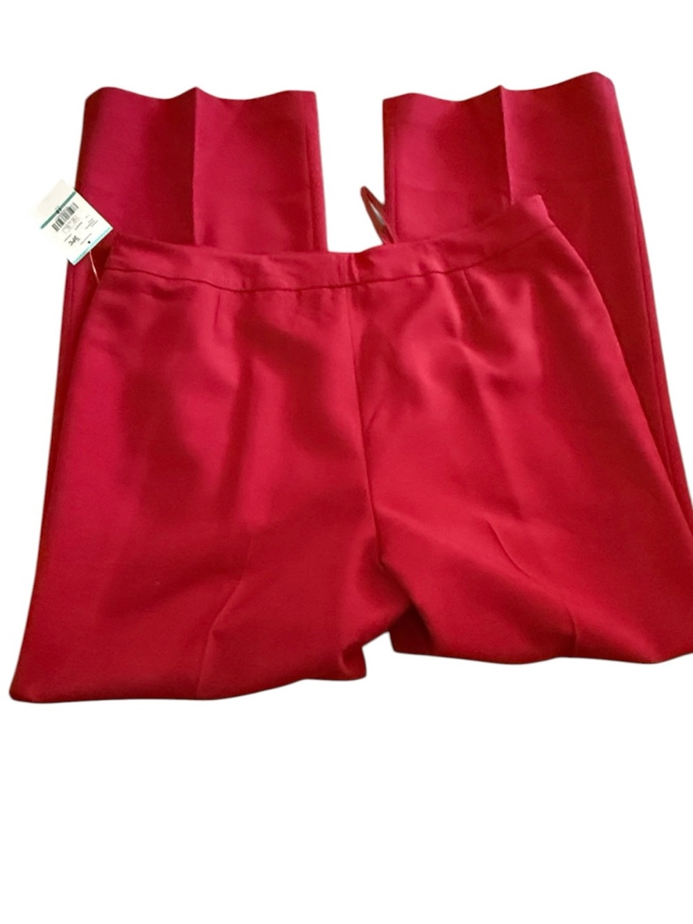 Jones Wear Red Size 16 Two Piece Pant Suit Blazer Trousers Power Dressing NWT - Picture 5 of 9